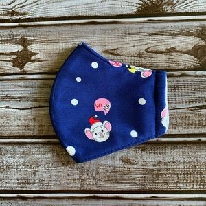 Cute fabric face mask.